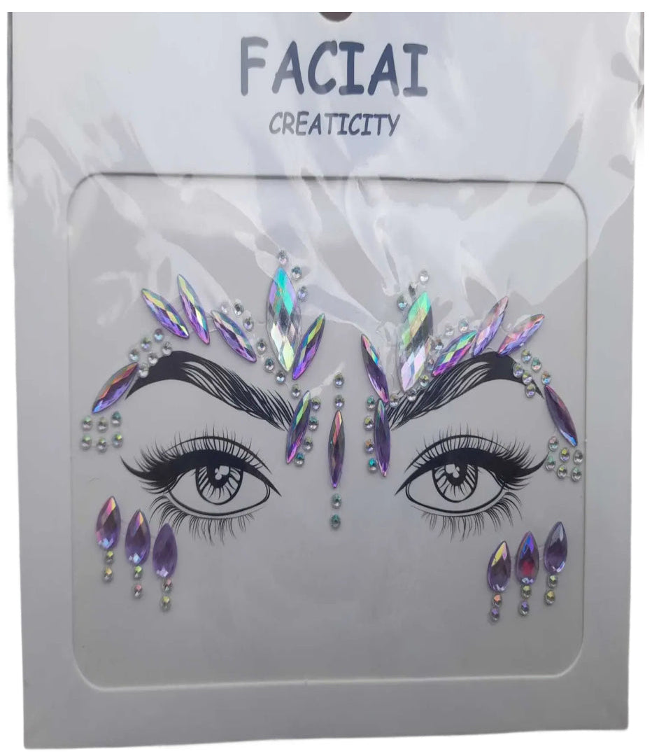 Lilac Face-Gems
