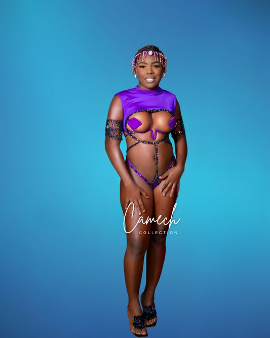 Amethyst Trikini set